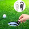 Magnetic Golf Divot Repair Tool Lightweight Ball Mark Tool Stylish Bottle Opener  Lawn Repair