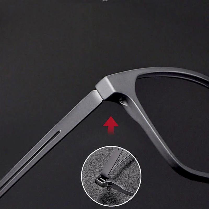 Pure Titanium Progressive Reading Glasses Men Women Near and Dual-use Anti-Blue Light Adjustment Eyewear