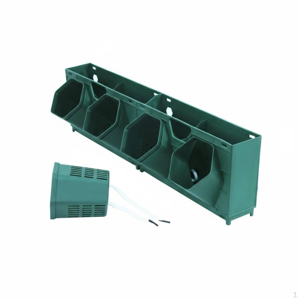 Indoor/Outdoor Vertical Planting Box, Balcony Courtyard Wall Planter, Stackable, Drip Irrigation