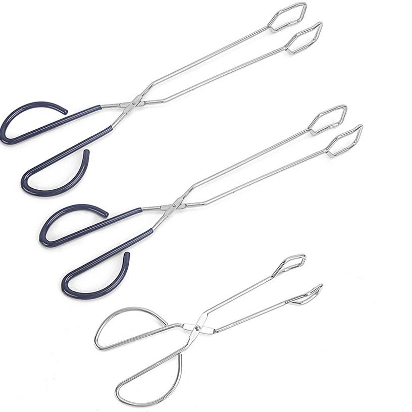 41CM Multi-Purpose Carbon Food Tongs – Bread, BBQ, and Barbecue Clips