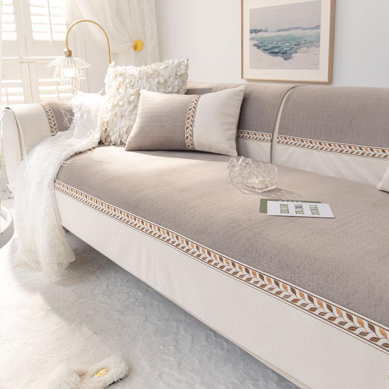 Sofa Cushion Plush Sofa Cover Universal In Autumn And Winter  New Sofa Towel Cover Cloth Anti-Cat Paw Seat Cushion