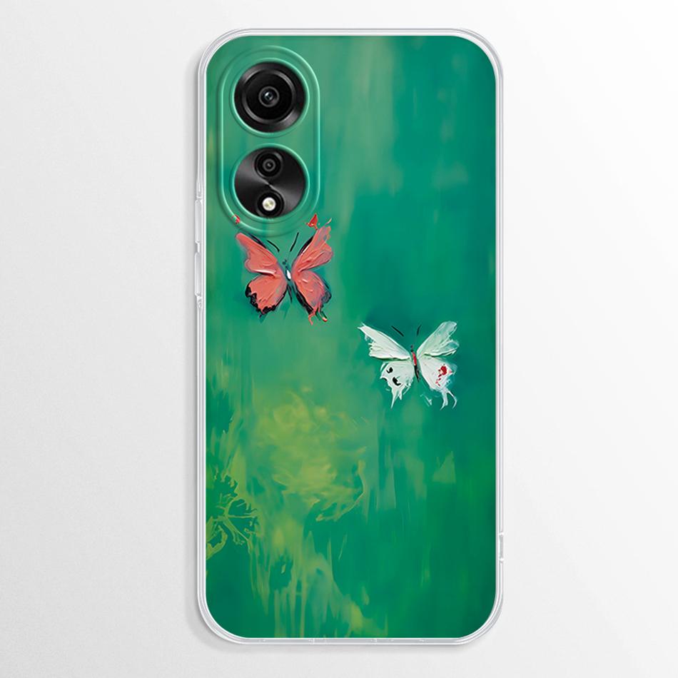 Pentru Oppo A38 A18 A78 A58 4G Carcasă Fundas Marmură Transparentă TPU Rezistentă la Șocuri Coque Pentru OppoA78 OppoA58 OppoA38 OppoA18 4G Moale Capa Carcase