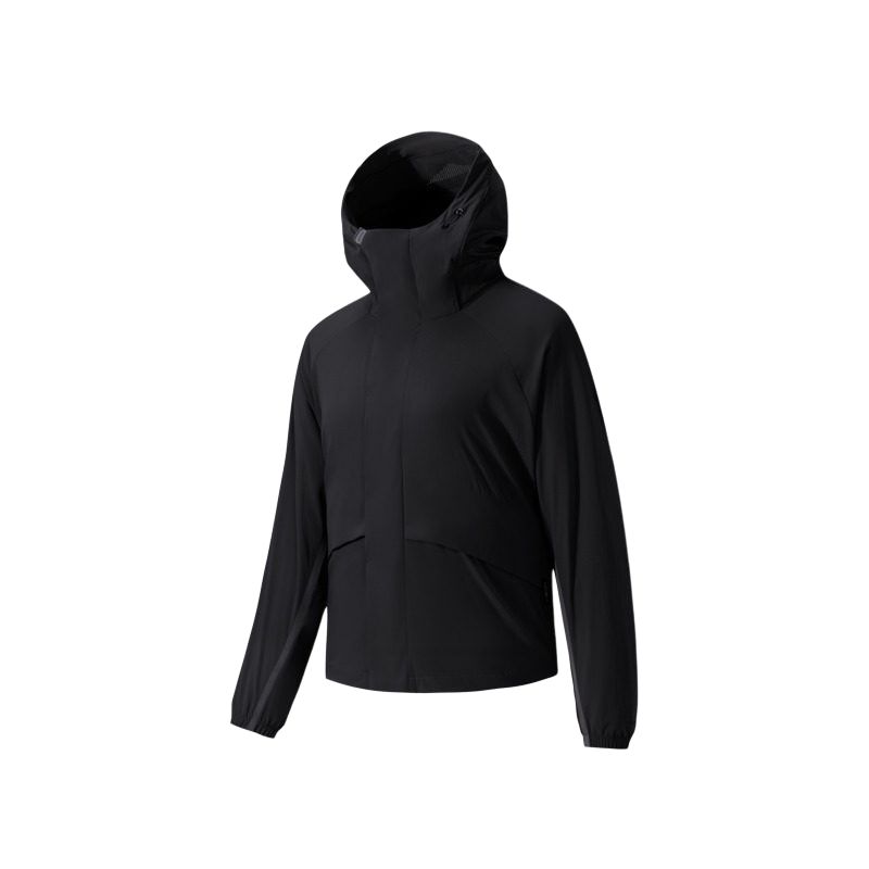 Anta Champion Outdoor Travel Series Simple Solid Color Zipper Hooded Jacket Women jackets 162620613-4 S