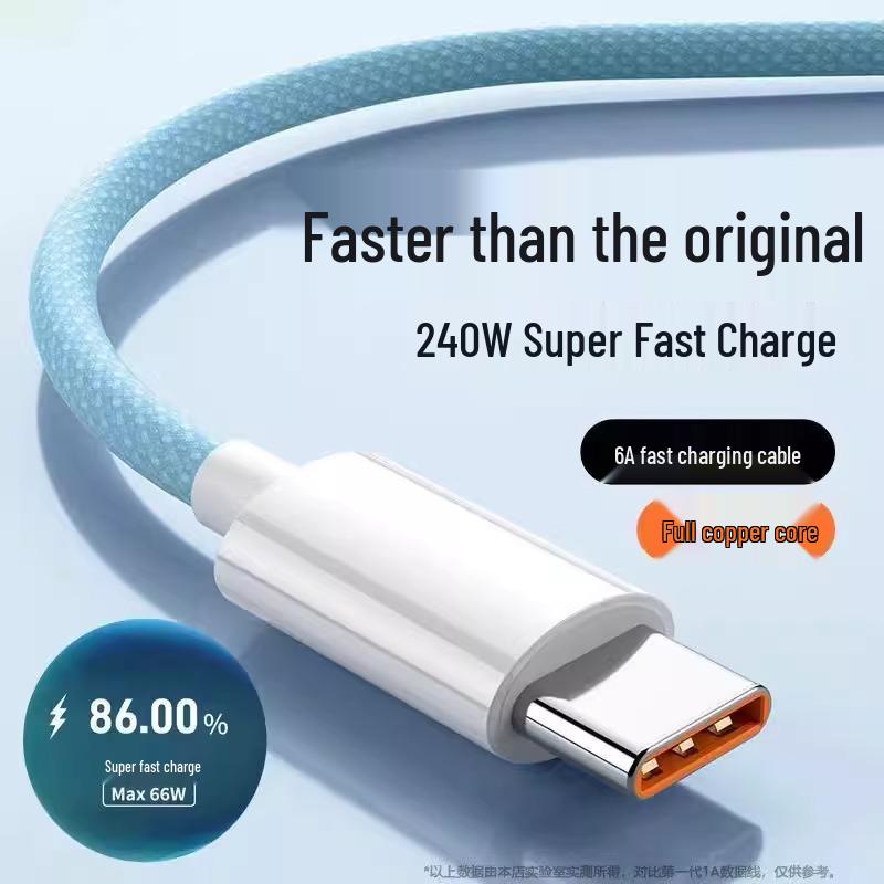120W Fast Charging Cable for Apple, Huawei, Honor, Vivo, Xiaomi - Compatible with iPhone 15 and More