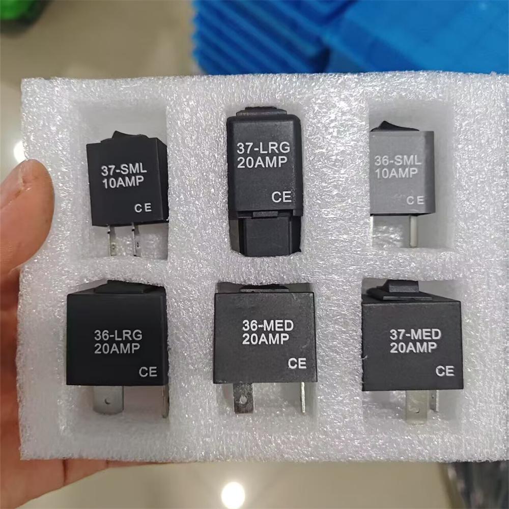 6pcs 12V Fuel Pump Relay Kit Relay Switch Kit Fuel Pump Relay Tester