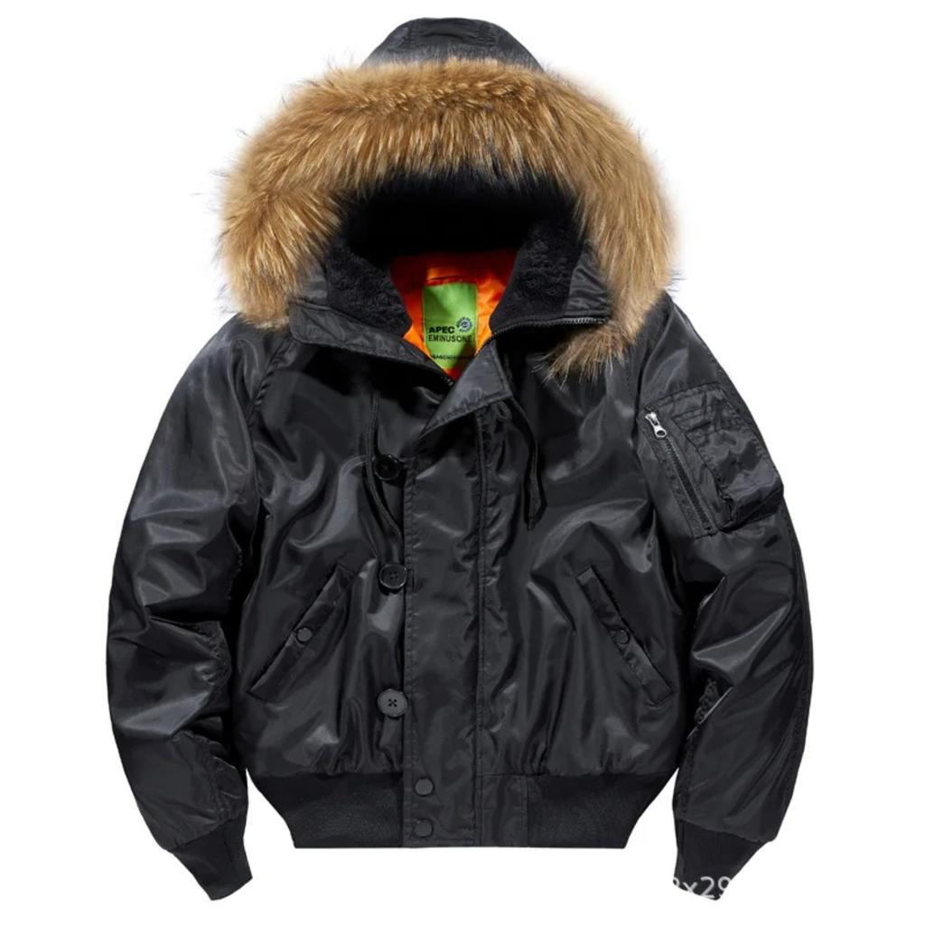 Men's Bomber Jackets Army Cotton Padded Coats