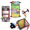 Foldable Baby Floor Mirror Soft Fabric Play Mat Double Sided Tummy Time Activity Mirror for Infant Development and Sensory Stimulation