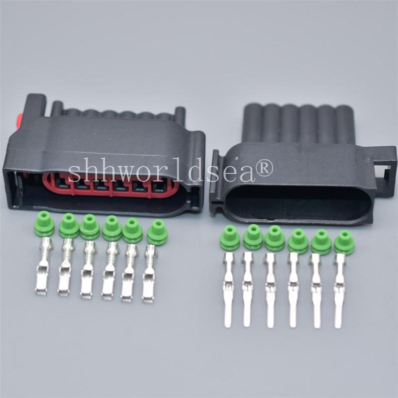 1Sets 6 Pin 4M51-9F836-BK Auto Accelerator Pedal Car Connector For Volvo For  Ford 1.6TDCI Accelerator Throttle Car 4M5T-14A464