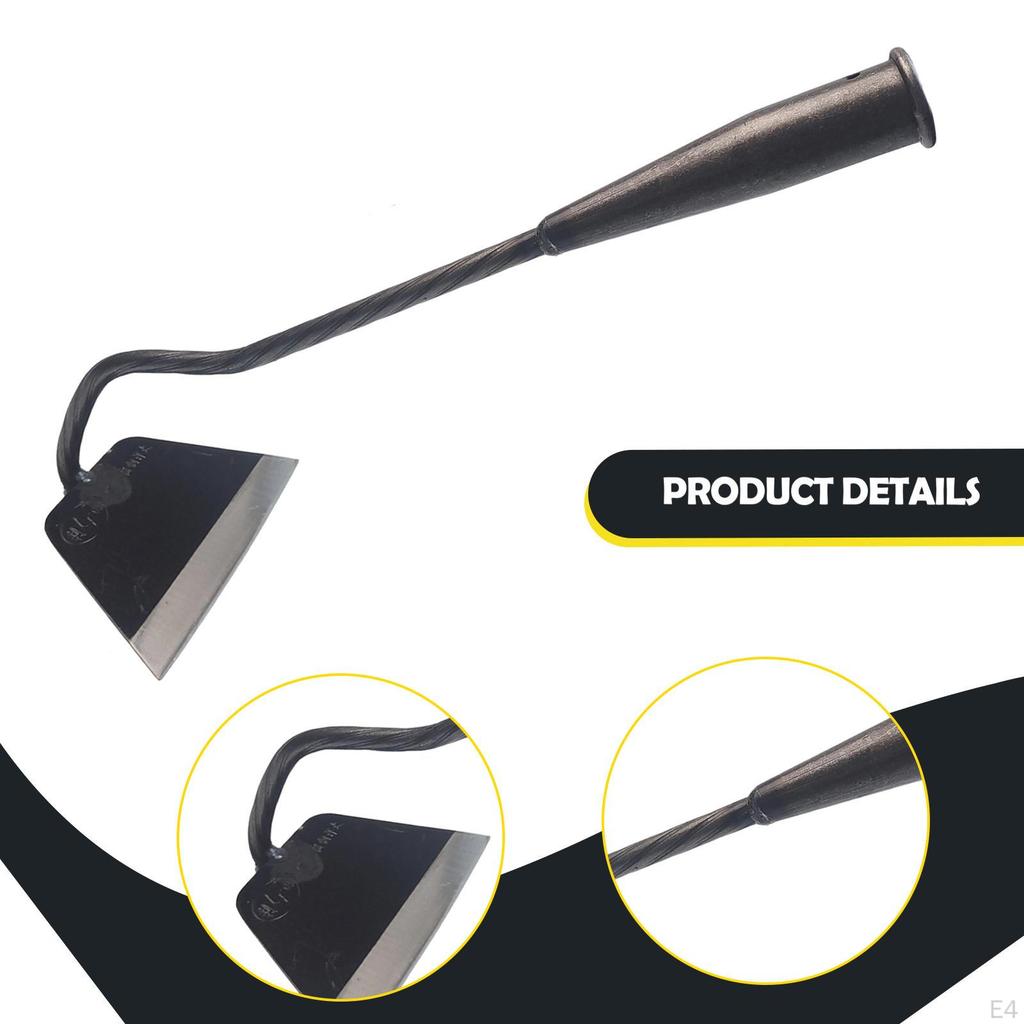 Agricultural Hoe, Manual Weed Removal Tool, Lightweight, Portable, Practical, Multifunctional, for
