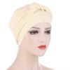 Comfortable Polyester Turban Hat With Braid Design For Men And Women