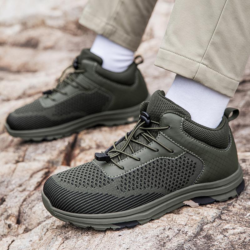 40-48 Men Hiking Shoes Outdoor Cross-Country Running Shoes Mesh Hiking Training Boots Suitable For Work Fishing Hiking Sports Shoes