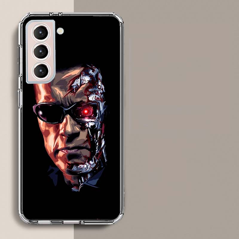 Arnold Schwarzenegger Terminator Phone Case For Samsung Galaxy S25 Edge S24 S23 FE S21 S20 S10 Plus S22 S26 Ultra Cover Clear Ca