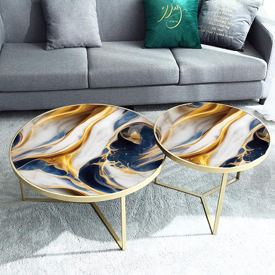 40cm Decorative Waterproof and Oil Proof Wall Wallpaper Marble Decorative Stickers Kitchen and Bathroom Wallpaper