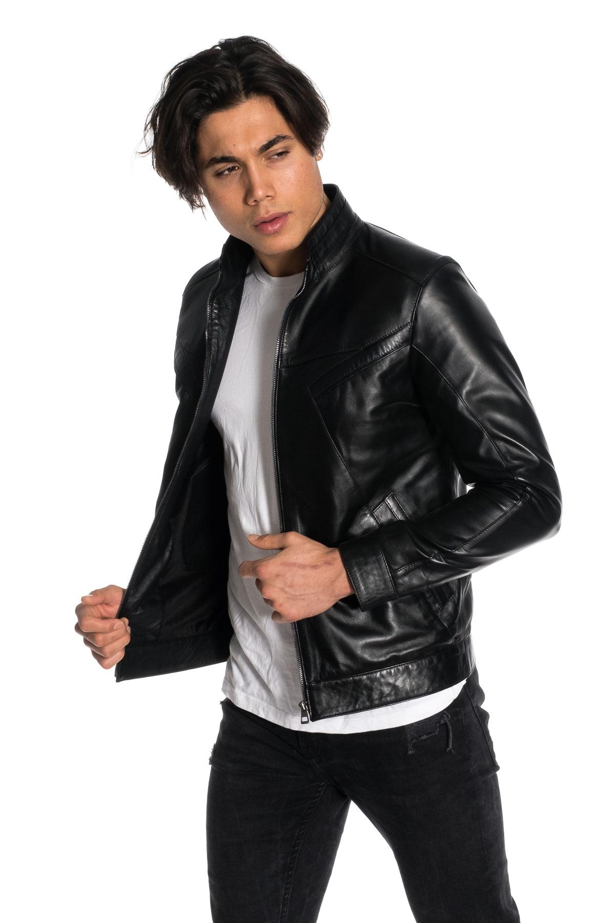 

Кожаная куртка Vivamood из овчины