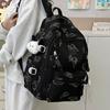 Japanese Ins Style High Pretty Backpack New Girl Cute Butterfly Reflective School Bag College Middle School Student Backpack