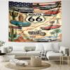 Route 66 Tapestry Room Decoration Wall Hanging for Living Room Bedroom, Dormitory, Birthday and Christmas Gifts