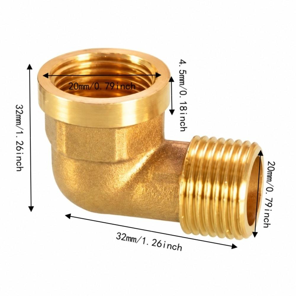 1/2in NPT Brass Pipe Fittings 1/4in NPT Pipe Connectors Plumbing Accessories Industrial Piping