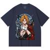 230 Gsm 100% Cotton Fullmetal Alchemist V6 Edward Print Unisex Heavy Cotton T Shirt