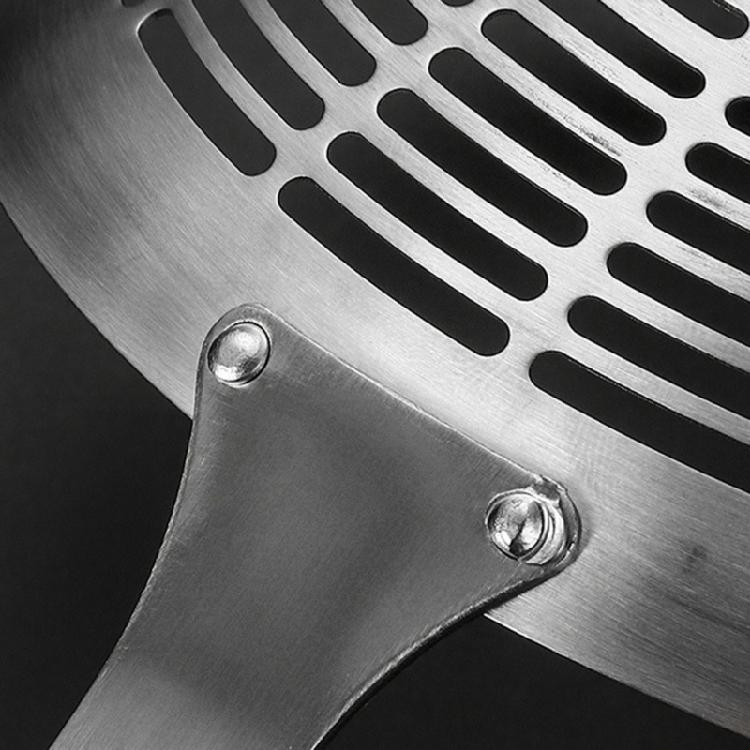 Praktisk skimslev stål sil för avrinning och fritering köksredskap