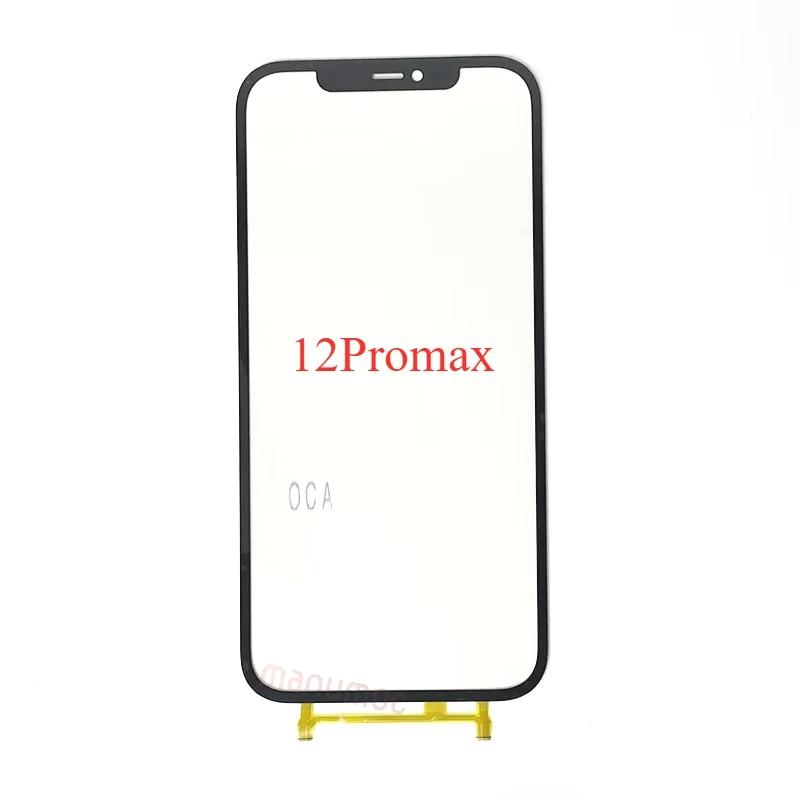 1 adet Dokunmatik Ekran Digitizerli ve OCA'lı Cam iPhone 12 14 15 Pro Max LCD Onarım Yenileme Telefon Onarımı İçin