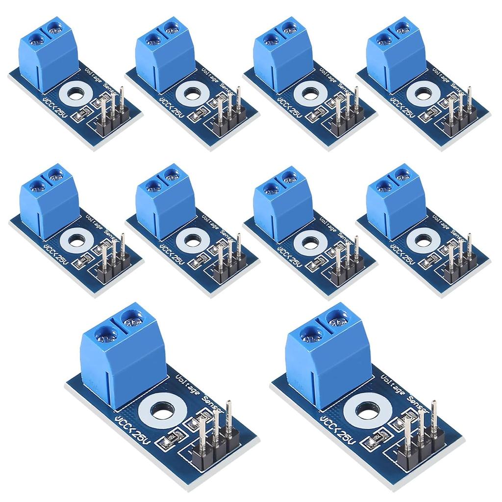 10PCS DC 0-25V Voltage Terminal Measurement Module Voltage Detection Sensor for Robot for Arduino