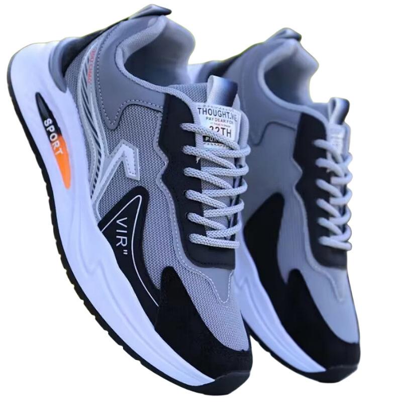 Herrenschuhe neue Herbstschuhe Herren Trend vielseitige Mesh-Schuhe Herren Sportschuhe rutschfest und verschleißfest weich besohlt Freizeitschuhe