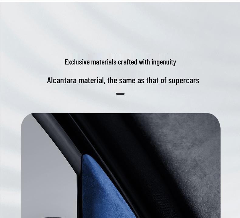 Zeekr 009 Alcantara Suede A-Pillar Triangle Cover - Car Decoration & Protective Accessories