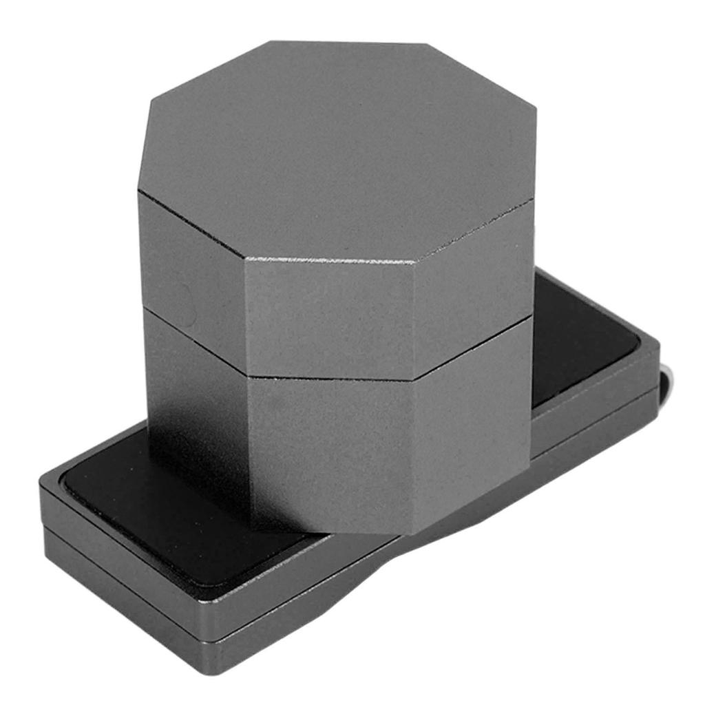 Billiards Octagonal Chalk Case Set Magnetic Billiard Cue Chalk Box Holder with Silent Fixed Clip