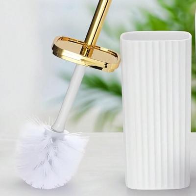 Toilettenbürste mit langem Griff und steifen Borsten für die Reinigung ohne tote Winkel
