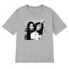 Maglietta Grafica Street Hip Hop Aaliyah n Selena Stampata Moda Unisex Manica Corta T-shirt Unisex Top Vintage