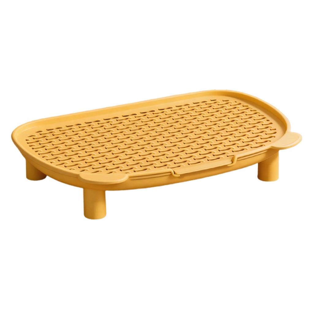 Cat Litter Catcher Stair Easy Clean Removable Double Layer Ramp for Indoor Elderly Cats Litter Control