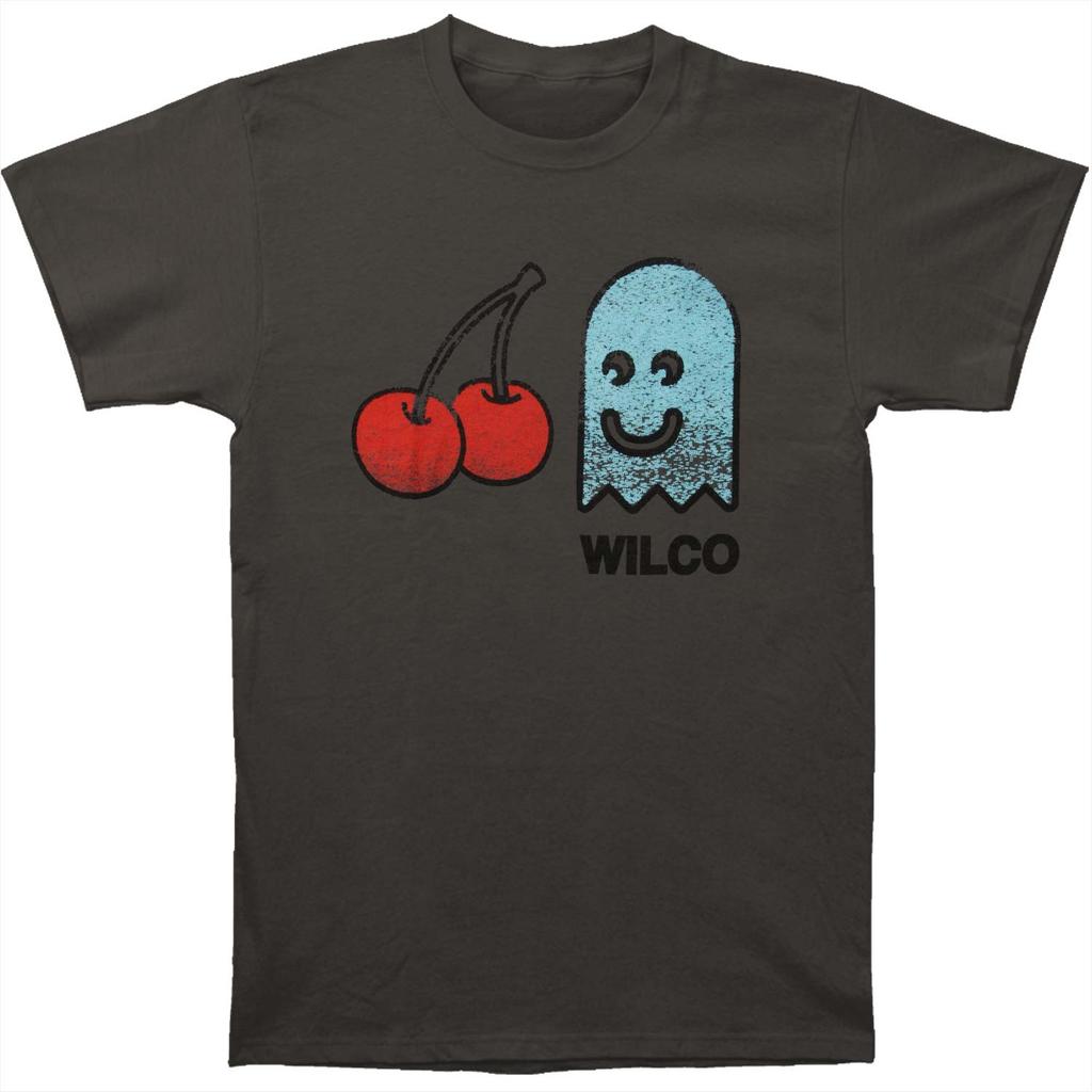 Herren Wilco Cherry Ghost Slim Fit T-Shirt Anthrazit