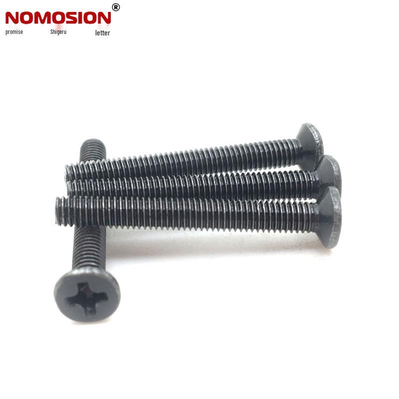 Black Zinc KM3*25 Cross Countersunk Flat Head Machine Screw for Electronics