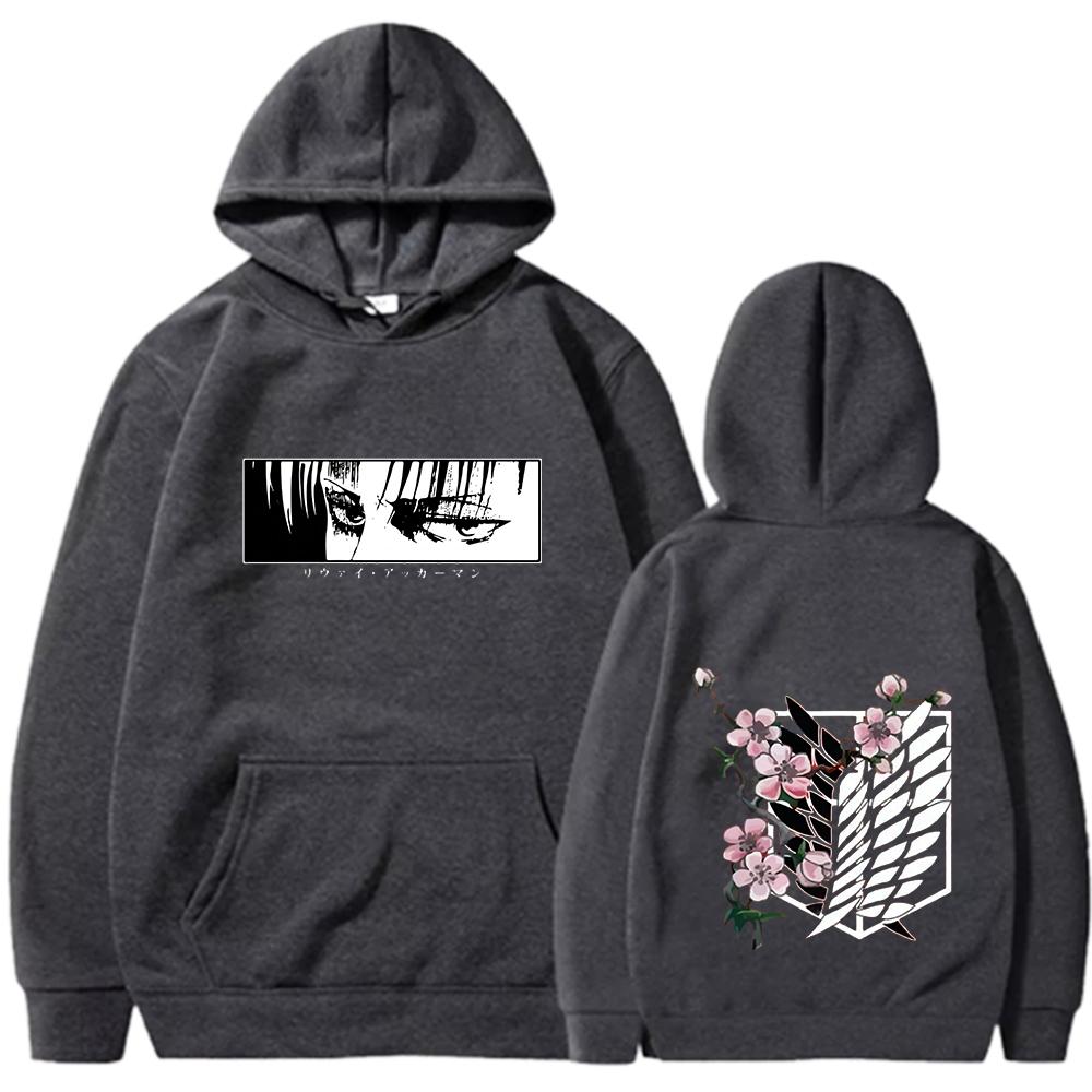 2d Japan Anime Print Hoodies Regular Outdoor Pullover Fashion Adult Men Hoodie Long Sleeve Top Four Season Sweatshirt