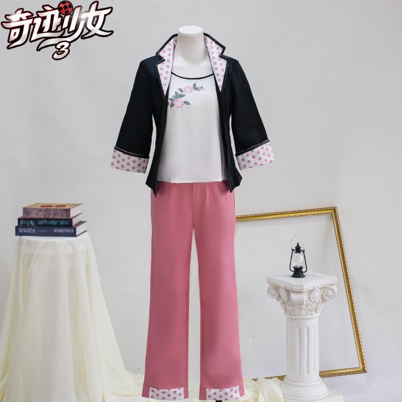Ladybird Reddy cos Wonder Girl Season 6 Marina Cosplay Anime Suit Maid Suit Full Set
