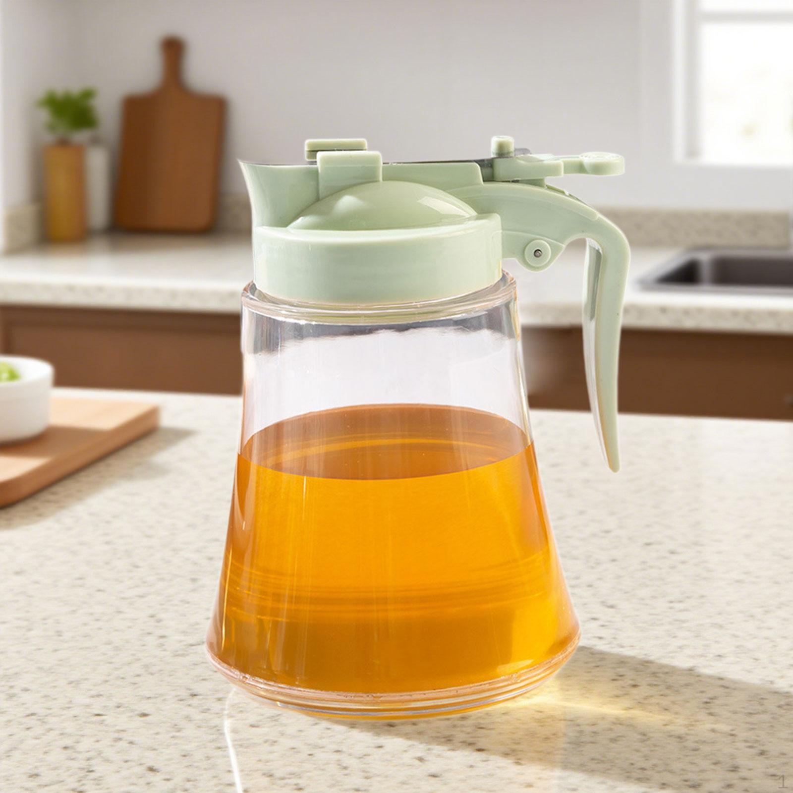 

Компактная бутылка-дозатор для масла Кухонные аксессуары Помпа Контейнер для приправ Медница Кнопка зелёный