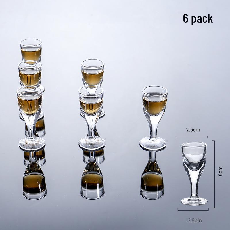 National Trend Style Shot Glass: Small Wine or Baijiu Glass for Strong Liquor and Cocktails