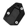 Parking Kickstand Extension Pad AntiSlip Side Stand Support Fit for Yamaha MT 09 FZ 09 FJ 09(Black )