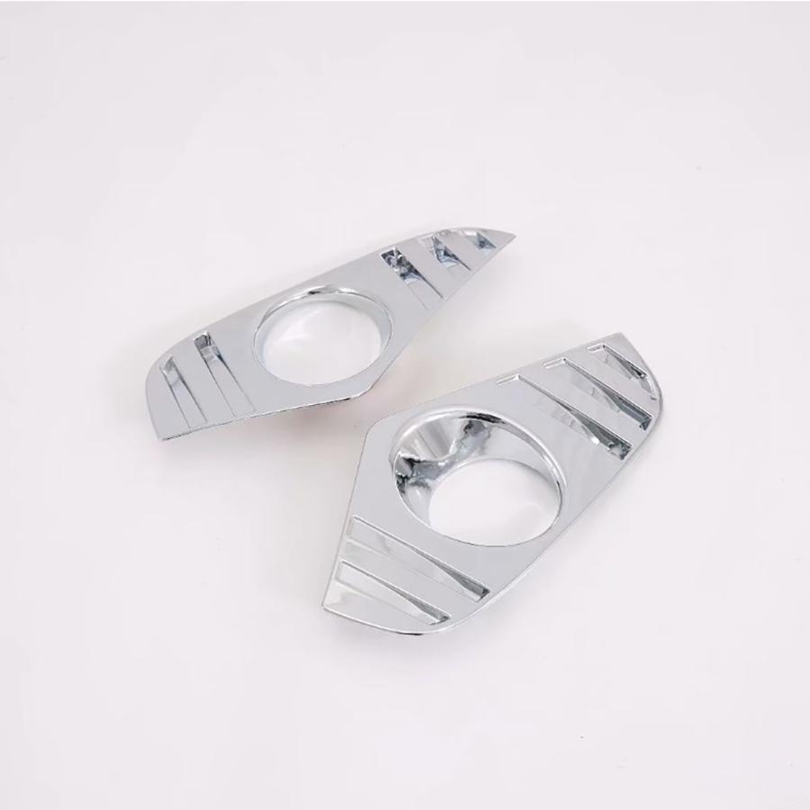 Chrome Front Fog Light Cover Lamp Trims For Toyota RAV4 2019-2020 Accessories