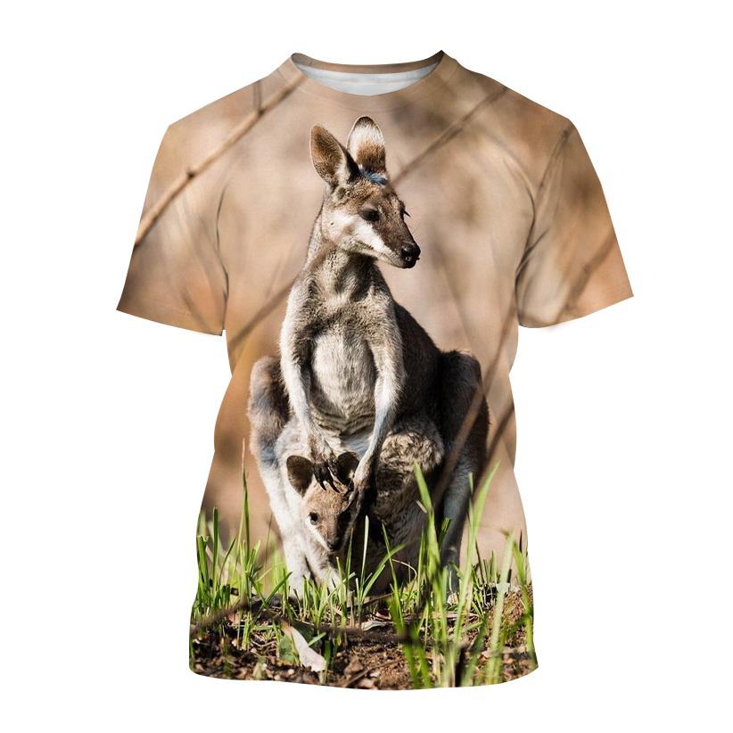 New Personality Animal 3D Print O Neck T-Shirts Summer Men Women Short Sleeve T Shirt Oversized Harajuku Tees Tops Kids Clothing