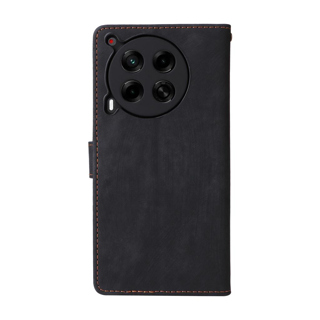 For TECNO Camon 30 4G CL6 Phone Case Magnetic Clasp RFID Blocking Wallet Cover