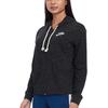Nike Sweatshirts Women's Black Hooded Moderate Cardigan CJ1695-010