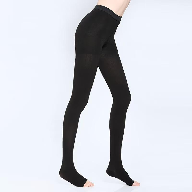 Extra-large pressure compression pantyhose, 20-30 mmHg, above-knee length, support stockings, pressure tight pants