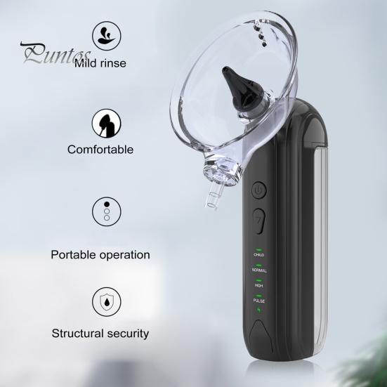 Elektrická sada na odstranění ušního mazu se 4 nastaveními tlaku 6 opakovaně použitelných hrotů IPX7 Vodotěsný čistič uší napájený vodou Přenosné nástroje na odstraňování ušního mazu