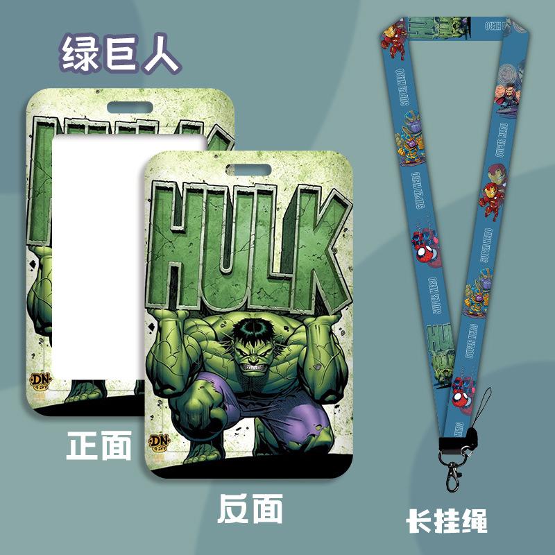 Anime Characters Card Holder Lanyard Keychain ID Credit Bus Card Cover Hang Rope Lariat Lanyard Key Rings Fans Gifts