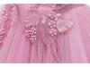 Girls' Formal Princess Dress with Train – Wedding, Runway, Piano Performance, Puffy Skirt