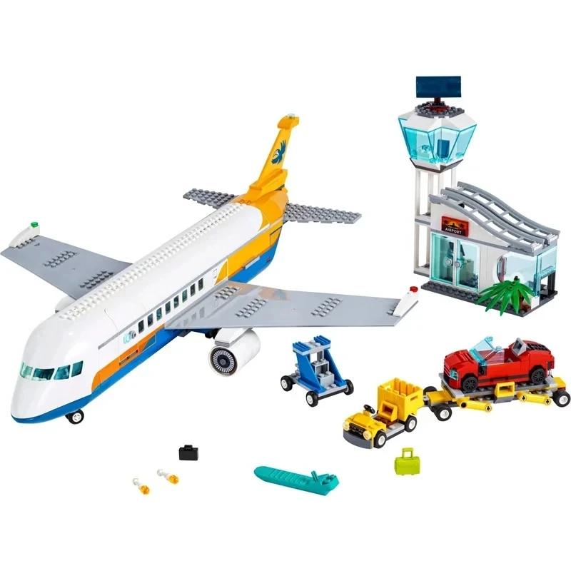 Byflyplass Fly Modell Byggeklosser Pedagogiske Fly Byggeklosser 60262 Pedagogisk Leker for Barn Gave