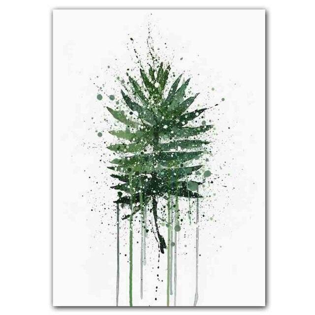 Neue Nordic Abstrakte Splash Tinte Kunst Druck Leinwand Malerei Blume Poster Büro Wand Malerei Wohnzimmer Dekoration Wandbild Kein Rahmen