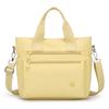 Borsa Tote Versatile in Nylon con Tasche Multiple con Zip Tracolla Regolabile Borsa a Spalla Casual per Donne Quotidiana