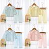 Baby Summer Lightweight Cotton Kimono Set With Antibacterial Feature For Newborns